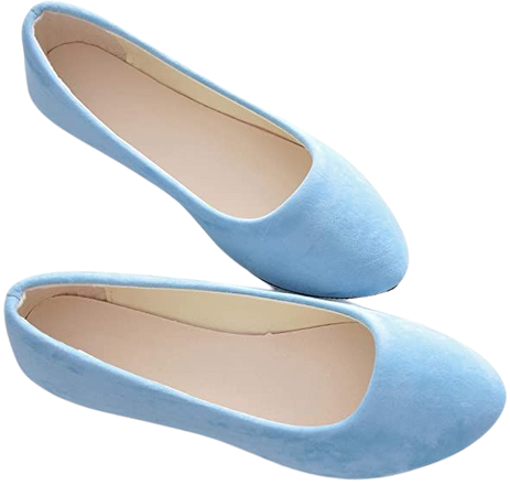 Amazon.com | Stunner Women Cute Slip-On Ballet Shoes Soft Solid Classic Pointed Toe Flats | Flats