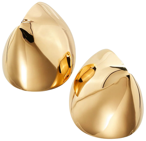 Shop Alexander McQueen Aura Goldtone Mini Domed Earrings | Saks Fifth Avenue