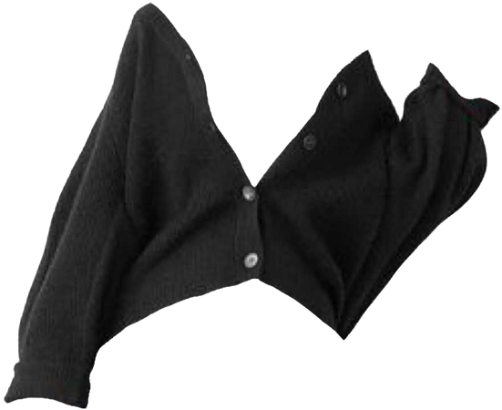 black cardigan