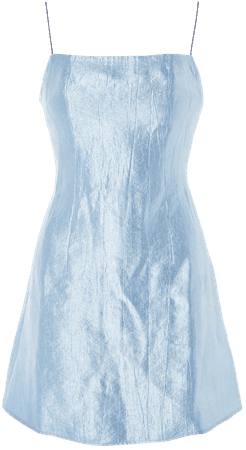 **90s Satin Mini Dress - Topshop USA