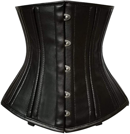 *clipped by @luci-her* luvsecretlingerie Heavy Duty 18/26 Double Steel Boned Waist Training Satin Underbust Tight Shaper Corset #979 at Amazon Women’s Clothing store