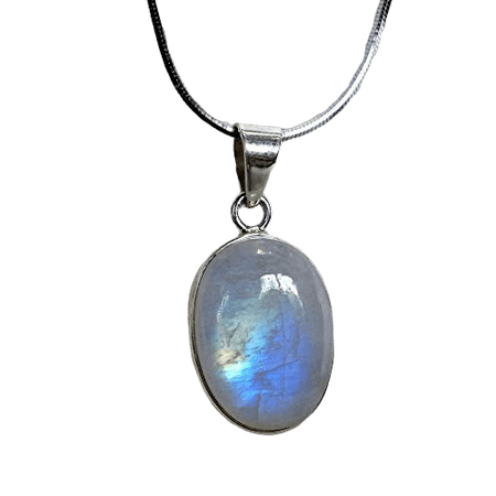 Amazon.com: Large Moonstone Necklace Rainbow Moonstone Pendant June Birthstone Gift Statement Necklace Birthday gifts for wife sister Push Present Mother's day gift: Handmade