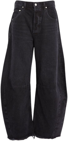 Womens Citizens of Humanity black Horseshoe Wide-Leg Jeans | Harrods # {CountryCode}