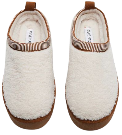 CODIE Natural Faux Shearling Lined Slipper | Women's Slippers – Steve Madden