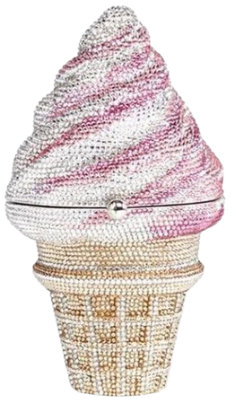Judith Leiber Ice Cream crystal shoulder bag