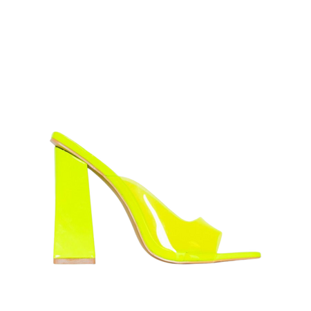 Simmi Neon Green Heels