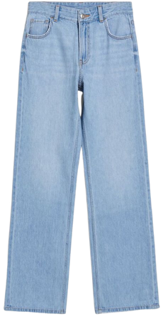 Wide-leg '90s jeans - Denim - Woman | Bershka
