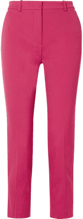 Emilio Pucci Wool-twill hot pink pants