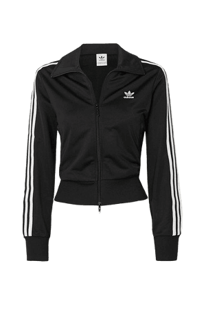 adidas Originals | Firebird striped tech-jersey track jacket | NET-A-PORTER.COM