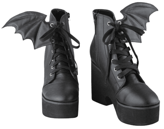 bat wing boots
