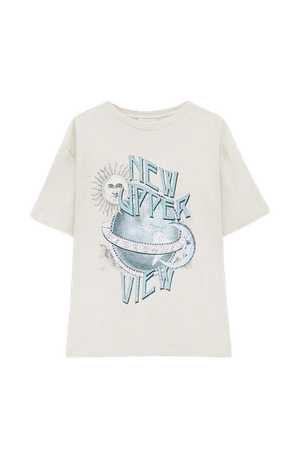 Planet graphic T-shirt - pull&bear