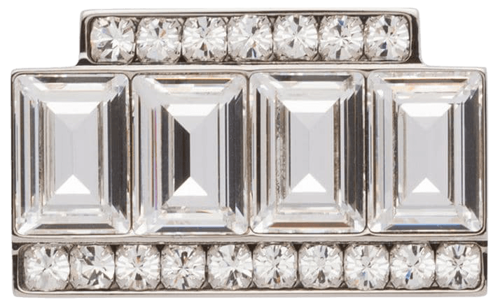 Miu Miu crystal-embellished Brooch - Farfetch