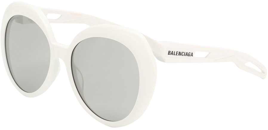 Женские белые солнцезащитные очки BALENCIAGA — купить за 27800 руб. в интернет-магазине ЦУМ, арт. BB0024 003