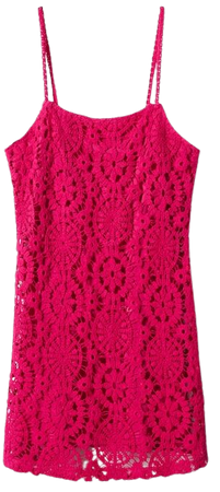 Crochet short dress - Women | Mango USA