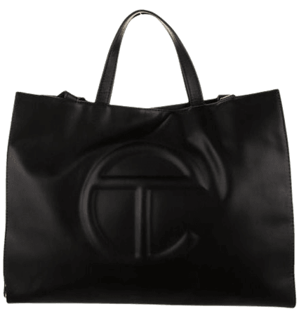 Telfar Vegan Leather Medium Shopping Bag - Black Totes, Handbags - WTELG20933 | The RealReal