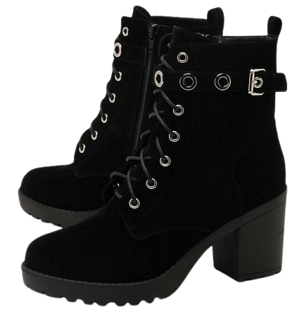 Lace Up Hiker Boots With Eyelets | boohoo