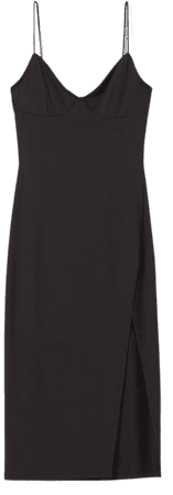 Strappy midi dress - Dresses - Woman | Bershka