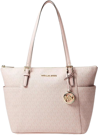 Amazon.com: Michael Michael Kors Jet Set Item East/West Top Zip Tote (SMOKEY ROSE, One Size) : Clothing, Shoes & Jewelry