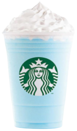 blue starbucks drink with white background - Google Search