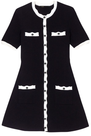 224ROLINETTE Short knit dress - New Resort Collection - Maje.com