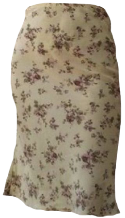 floral midi skirt