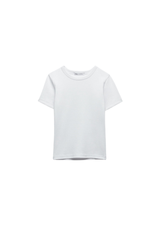 white rib tshirt
