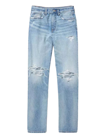 AE Ripped Low-Rise Baggy Straight Jean