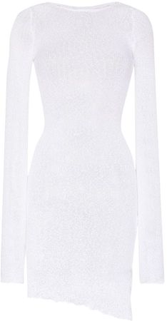 Ambra Maddalena semi-sheer Cotton Mini Dress - Farfetch