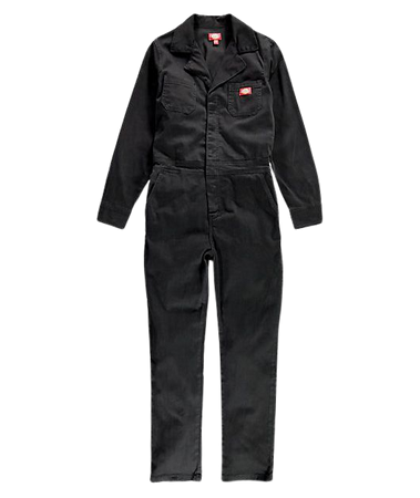 Dickies Black Button Front Coveralls | Zumiez