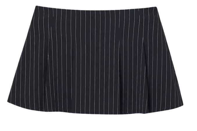 Pleated mini skirt - pull&bear