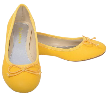 Yellow Ballerina Flats