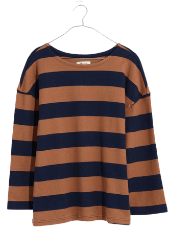 Madewell Striped Luxe Long Sleeve T-Shirt | Nordstrom
