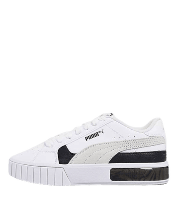 PUMA Cali Star sneakers in white and black | ASOS