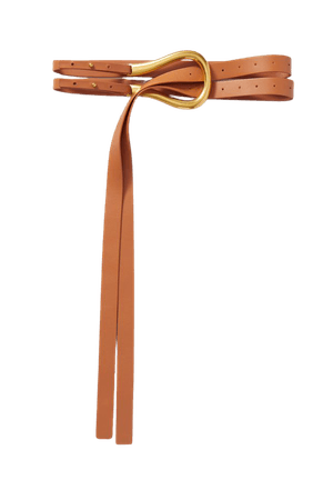 Camel Leather belt | Bottega Veneta | NET-A-PORTER