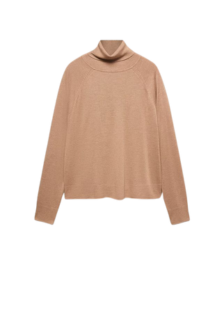 Fine-knit turtleneck sweater - Women | Mango USA