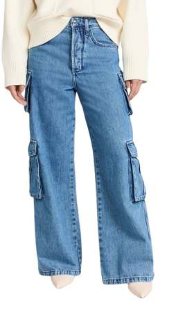 Favorite Daughter The Carly Shortie Cargo Jeans | Shopbop