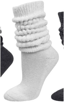 white tube sock