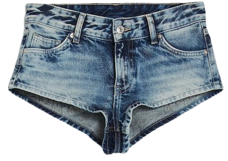 Faded denim shorts - Denim - Woman | Bershka