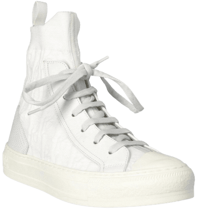 Walk'n'dior Leather High-Top Sneaker
