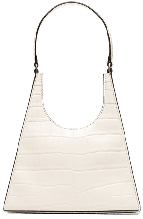 STAUD Rey crocodile-effect Shoulder Bag - Farfetch