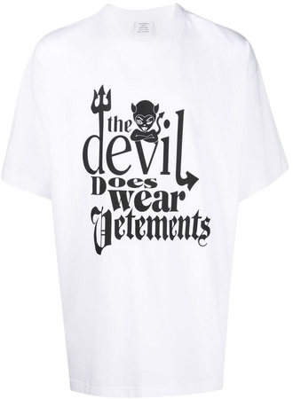 the devil does wear vetements t-shirt