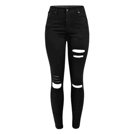 1878 Youaxon Women`s Celebrity Ripped Stretch Black Destroyed Skinny Denim Pants Trousers Ferminio Jean Jeans For Women|jeans clasic|trouser designstrouser style jeans - AliExpress
