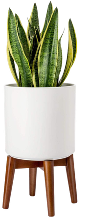 Amazon.com : Mkono Plant Stand Mid-Century Modern Plant Stand Indoor (Plant Pot NOT Included) Flower Pot Holder Home Decor, Brown : Garden & Outdoor