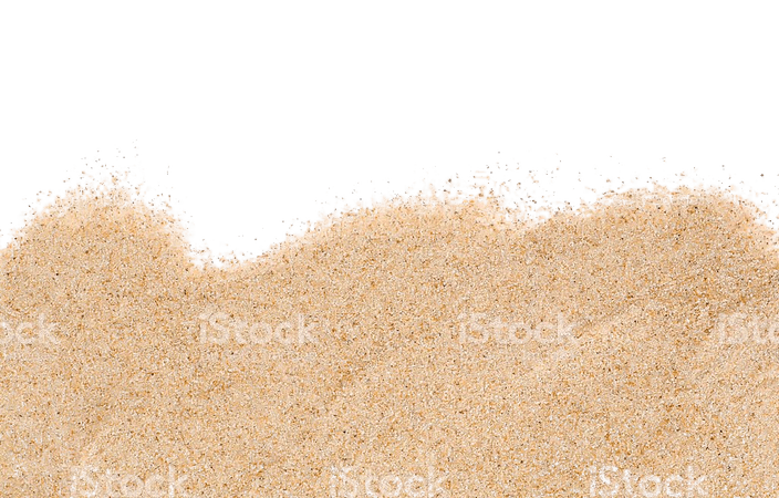 Sand On White Background Stock Photo & More Pictures of Sand | iStock