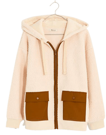 (Re)sourced Fleece Hooded Zip Jacket