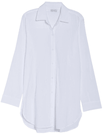 Tommy Bahama Boyfriend Shirt Cover-Up | Nordstrom