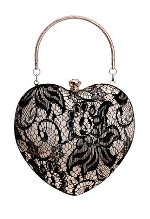 Laced Heart Purse