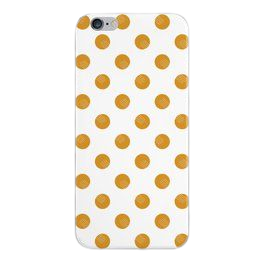 Mustard Dots White Lines iPhone Case by ARTbyJWP | Society6