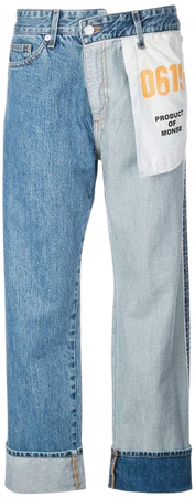 straight-leg Inside Out jeans