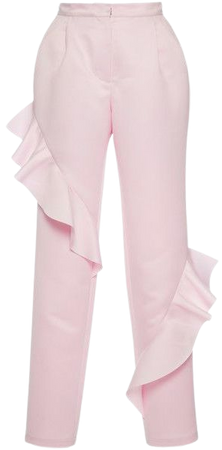 Pinterest Paskal Frill Detail Cropped Trousers